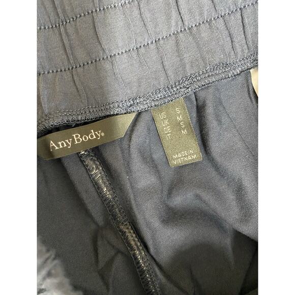 Anybody Regular Cozy Knit Jogger and Ankle Pant Set Size Small Chocolate/Indigo - Picture 3 of 3